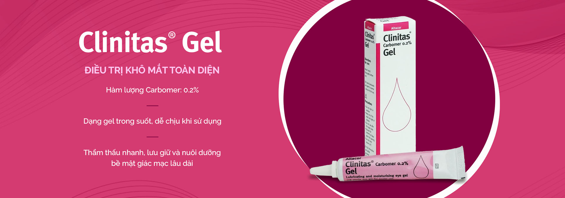 nước mắt nhân tạo Clinitas gel